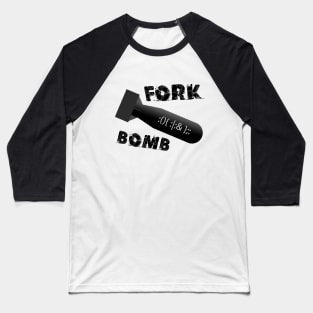 Bash Fork Bomb Baseball T-Shirt